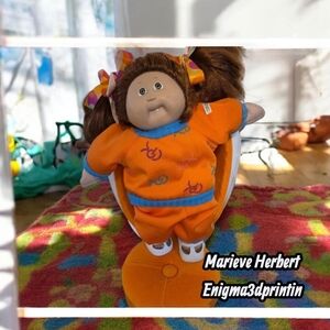 Cabbage Patch  sweatsuit Outfit socks and shoes TLC Cornsilk Doll 1986